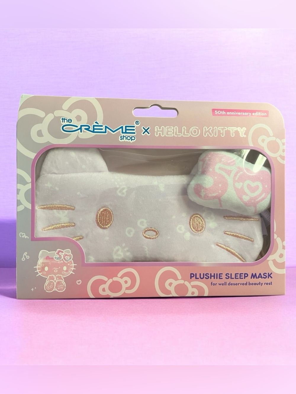 The Crème Shop x Hello Kitty Plushie Sleep Mask - Pink